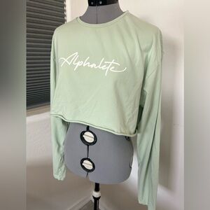 Alphalete cropped long sleeve